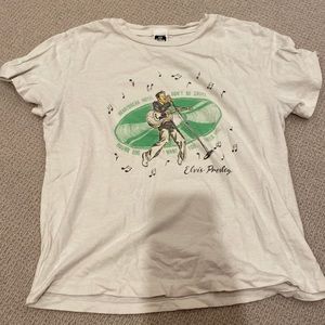 redone x hanes elvis graphic tee
